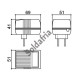 Caixa Patola CF-067 41x51x69mm Caixa Patola CF-067 41x51x69mm